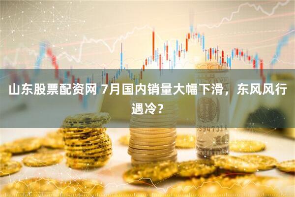 山东股票配资网 7月国内销量大幅下滑，东风风行遇冷？